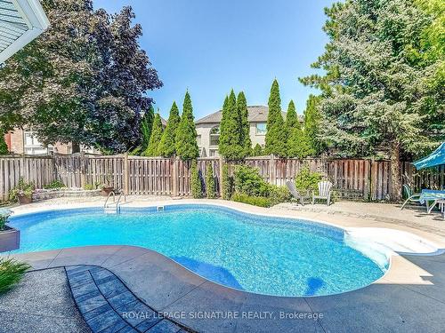 1065 Summit Ridge Dr, Oakville, ON - Outdoor With In Ground Pool With Backyard