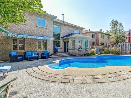 1065 Summit Ridge Dr, Oakville, ON - Outdoor With In Ground Pool With Deck Patio Veranda