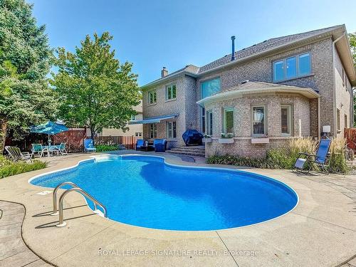 1065 Summit Ridge Dr, Oakville, ON - Outdoor With In Ground Pool With Deck Patio Veranda With Backyard With Exterior