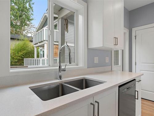 6470 Lanark Rd, Sooke, BC - Indoor Photo Showing Kitchen With Double Sink