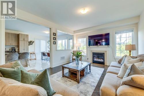 223 Humphrey Street, Hamilton (Waterdown), ON - Indoor Photo Showing Living Room With Fireplace