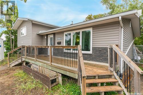 3607 25Th Avenue, Regina, SK - Outdoor With Deck Patio Veranda With Exterior