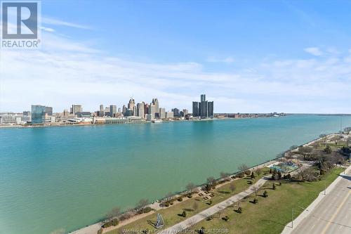 515 Riverside Drive West Unit# 1607, Windsor, ON - Outdoor With Body Of Water With View