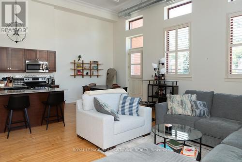 212 - 200 Stinson Street, Hamilton (Stinson), ON - Indoor Photo Showing Living Room