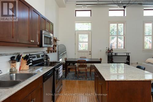 212 - 200 Stinson Street, Hamilton (Stinson), ON - Indoor Photo Showing Kitchen With Double Sink