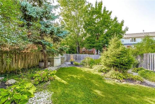 Backyard view straight back from gazebo - 2141 Ghent Avenue, Burlington, ON - Outdoor With Backyard