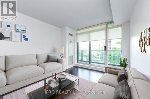 205 - 15 Michael Power Place, Toronto (Islington-City Centre West), ON - Indoor Photo Showing Living Room