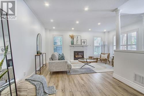 39 Segwun Road, Hamilton (Waterdown), ON - Indoor Photo Showing Living Room With Fireplace