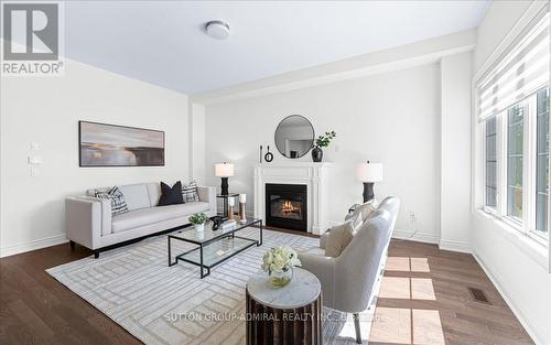 1369 Blackmore Street, Innisfil (Alcona), ON - Indoor Photo Showing Living Room With Fireplace