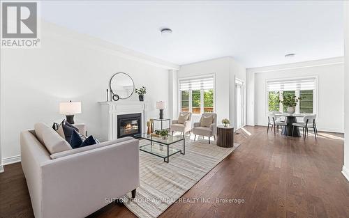 1369 Blackmore Street, Innisfil (Alcona), ON - Indoor Photo Showing Living Room With Fireplace