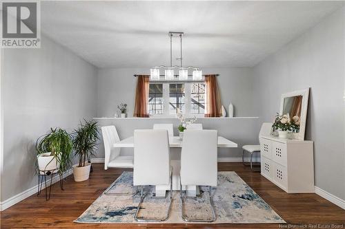 196 Sunshine Drive, Moncton, NB - Indoor Photo Showing Dining Room