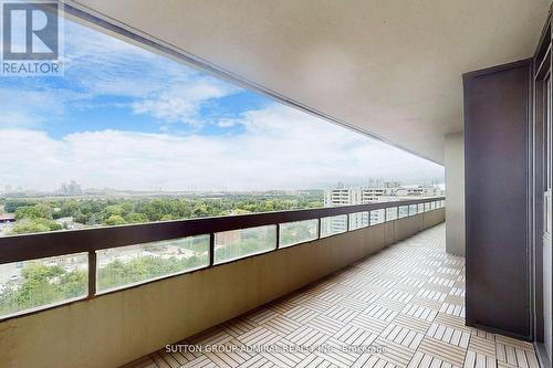 1507 - 8111 Yonge Street, Markham (Royal Orchard), ON - Outdoor With Balcony With View With Exterior