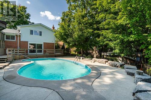 9 Beechcroft Circle, Barrie, ON - Outdoor With In Ground Pool With Deck Patio Veranda