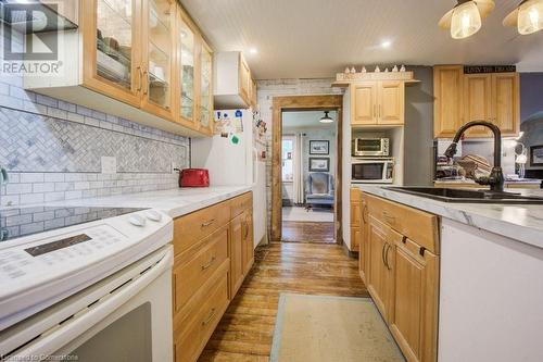 3095 Old Mill Street, Fordwich, ON - Indoor Photo Showing Kitchen With Double Sink