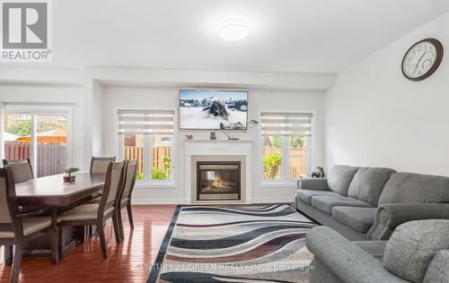 45 Chalkfarm Crescent, Brampton (Northwest Sandalwood Parkway), ON - Indoor Photo Showing Living Room With Fireplace