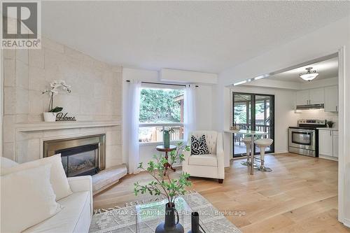 44 Killarney Court, Brampton (Heart Lake East), ON - Indoor Photo Showing Living Room With Fireplace