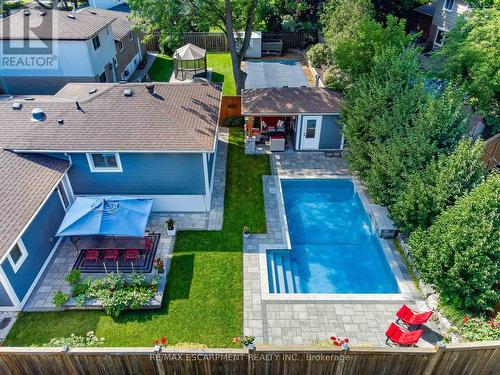 411 Sunset Drive, Oakville (Bronte West), ON - Outdoor With In Ground Pool