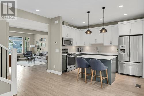 12850 Stillwater Court Unit# 67, Lake Country, BC - Indoor Photo Showing Kitchen With Stainless Steel Kitchen With Upgraded Kitchen