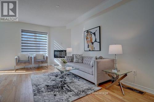 20 Donald Stewart Road, Brampton, ON - Indoor Photo Showing Living Room With Fireplace