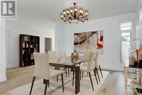 Virtually Staged - 525 Supernova Street, Ottawa, ON - Indoor Photo Showing Dining Room