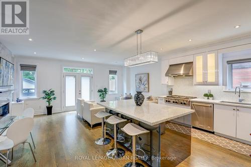 24 Stanhope Avenue, Toronto (Broadview North), ON - Indoor Photo Showing Kitchen With Upgraded Kitchen