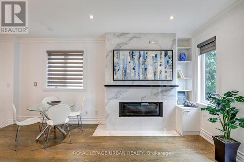 24 Stanhope Avenue, Toronto (Broadview North), ON - Indoor Photo Showing Living Room With Fireplace