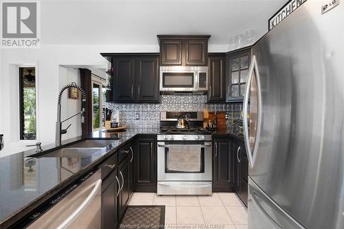 225 Golfview Drive, Amherstburg, ON - Indoor Photo Showing Kitchen With Double Sink With Upgraded Kitchen