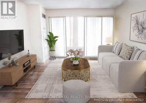 705 - 25 Grenville Street, Toronto (Bay Street Corridor), ON - Indoor Photo Showing Living Room