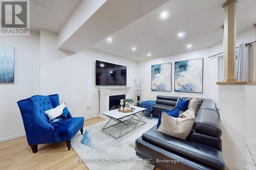 66 Mccleave Crescent, Brampton (Fletcher'S West), ON - Indoor Photo Showing Living Room With Fireplace