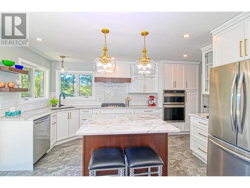 12311 Husband Road, Coldstream, BC - Indoor Photo Showing Kitchen With Upgraded Kitchen