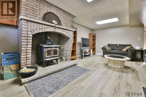 336 Government Rd S, Timmins, ON - Indoor With Fireplace