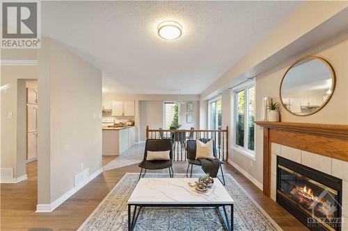 137 Shirley'S Brook Drive, Kanata, ON - Indoor Photo Showing Living Room With Fireplace