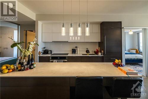 101 Queen Street Unit#1404, Ottawa, ON - Indoor Photo Showing Kitchen