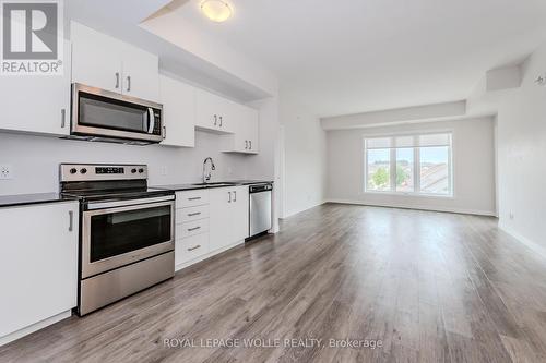 301 - 175 Commonwealth Street, Kitchener, ON - Indoor Photo Showing Kitchen With Stainless Steel Kitchen