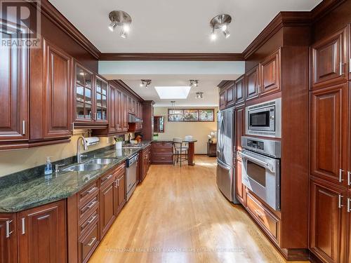 15 Heathbridge Park, Toronto (Leaside), ON - Indoor Photo Showing Kitchen With Double Sink