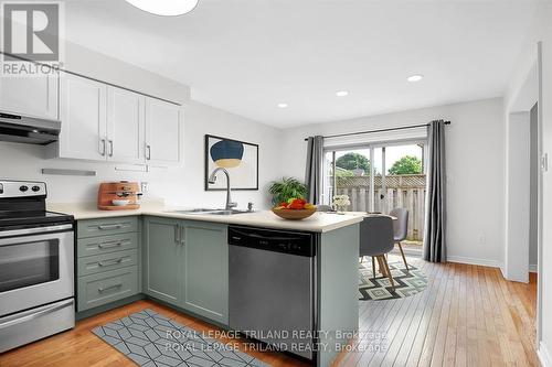 27 - 1478 Adelaide Street N, London, ON - Indoor Photo Showing Kitchen With Double Sink