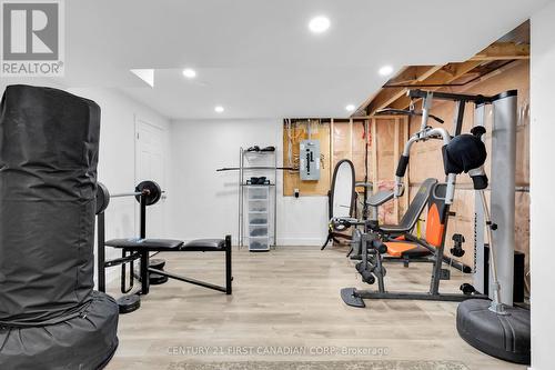 742 Guildwood Boulevard, London, ON - Indoor Photo Showing Gym Room