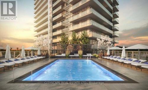 1906 - 4655 Metcalfe Avenue, Mississauga (Central Erin Mills), ON - Outdoor With In Ground Pool