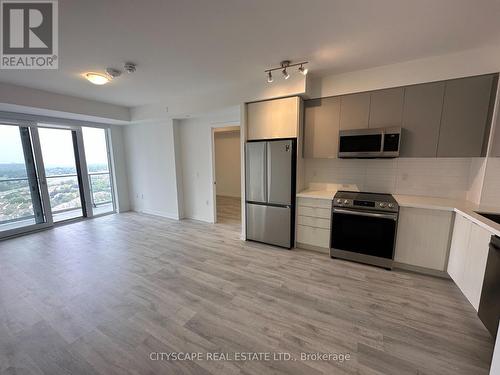 1906 - 4655 Metcalfe Avenue, Mississauga (Central Erin Mills), ON - Indoor Photo Showing Kitchen With Stainless Steel Kitchen