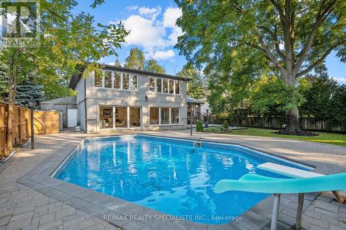 831 Caldwell Avenue, Mississauga (Lorne Park), ON - Outdoor With In Ground Pool With Backyard