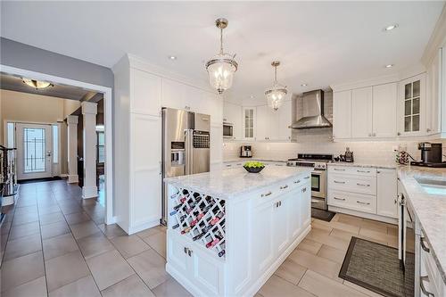 990 Upper Kenilworth Avenue, Hamilton, ON - Indoor Photo Showing Kitchen With Stainless Steel Kitchen With Upgraded Kitchen