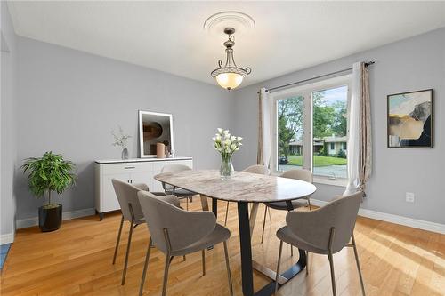 Virtual Staging - 8169 Michael Street, Niagara Falls, ON - Indoor Photo Showing Dining Room