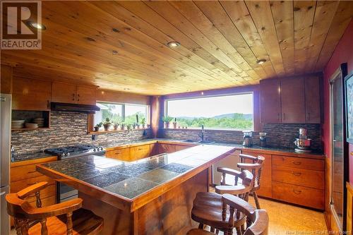 583 Hall Road, Passekeag, NB - Indoor Photo Showing Kitchen With Double Sink