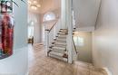 Newer modern staircase, recently installed - 55 Wagon Street, Kitchener, ON  - Indoor Photo Showing Other Room 