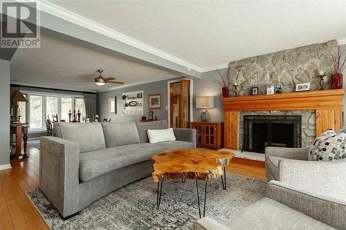 268 Main Street, Erin, ON - Indoor Photo Showing Living Room With Fireplace