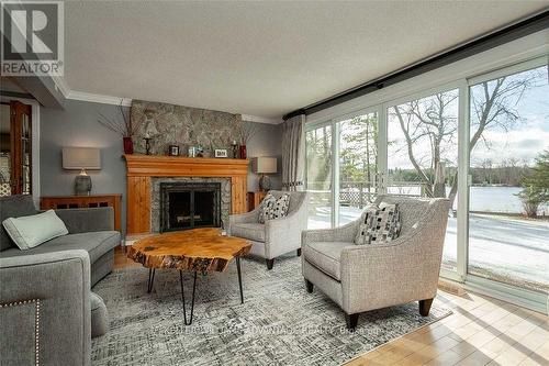 268 Main Street, Erin, ON - Indoor Photo Showing Living Room With Fireplace