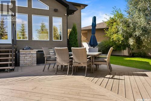 4818 Sandpiper Crescent E, Regina, SK - Outdoor With Deck Patio Veranda With Exterior