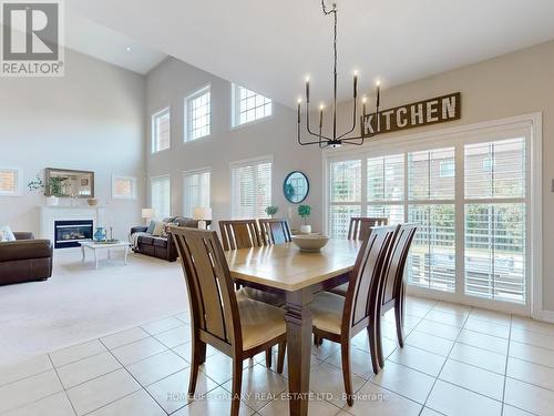 22 Westacott Crescent N, Ajax, ON - Indoor Photo Showing Dining Room With Fireplace