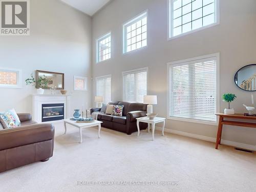 22 Westacott Crescent N, Ajax, ON - Indoor Photo Showing Living Room With Fireplace