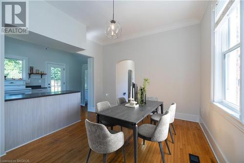 Virtually Staged - 341 23Rd Street W, Owen Sound, ON - Indoor Photo Showing Dining Room